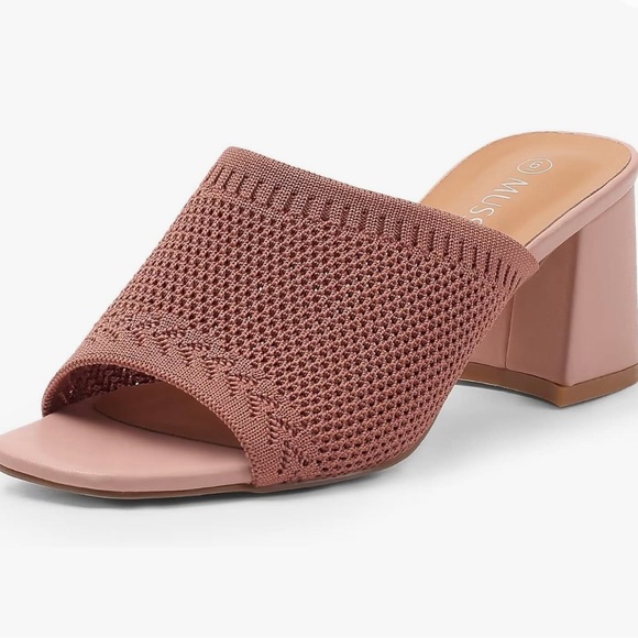 Shoes - Low Chunky Heel Sandals Square Toe Breathable Women Sandals